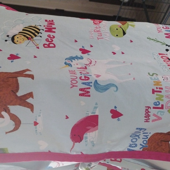 Vintage HANDMADE BIB APRON Woman One‎ Size VALENTINES Front Pockets Lace Closure - Picture 4 of 6